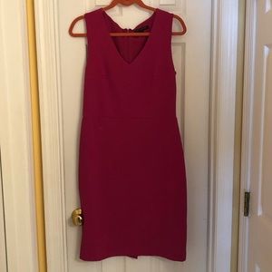 Pink banana republic work dress